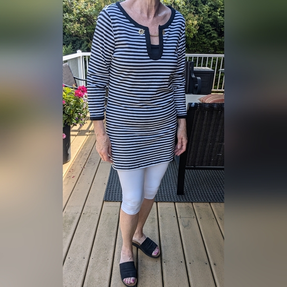 Nautica Striped Tunic - Picture 5 of 11